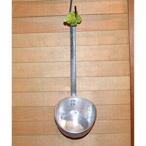 Vintage Ladle Scoop Aluminum French Market Farmhouse Cottage Core Country